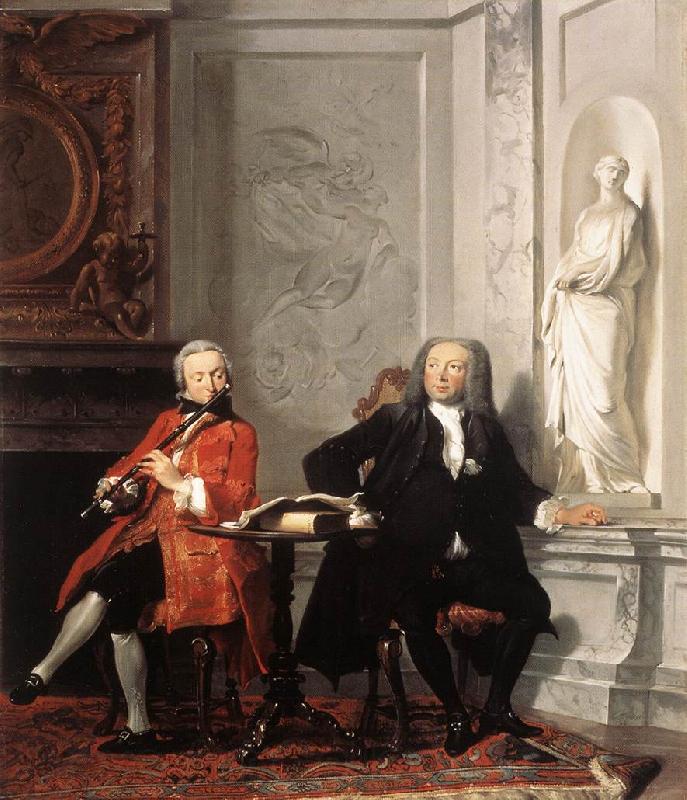 TROOST, Cornelis Jeronimus Tonneman and his Son Spain oil painting art
